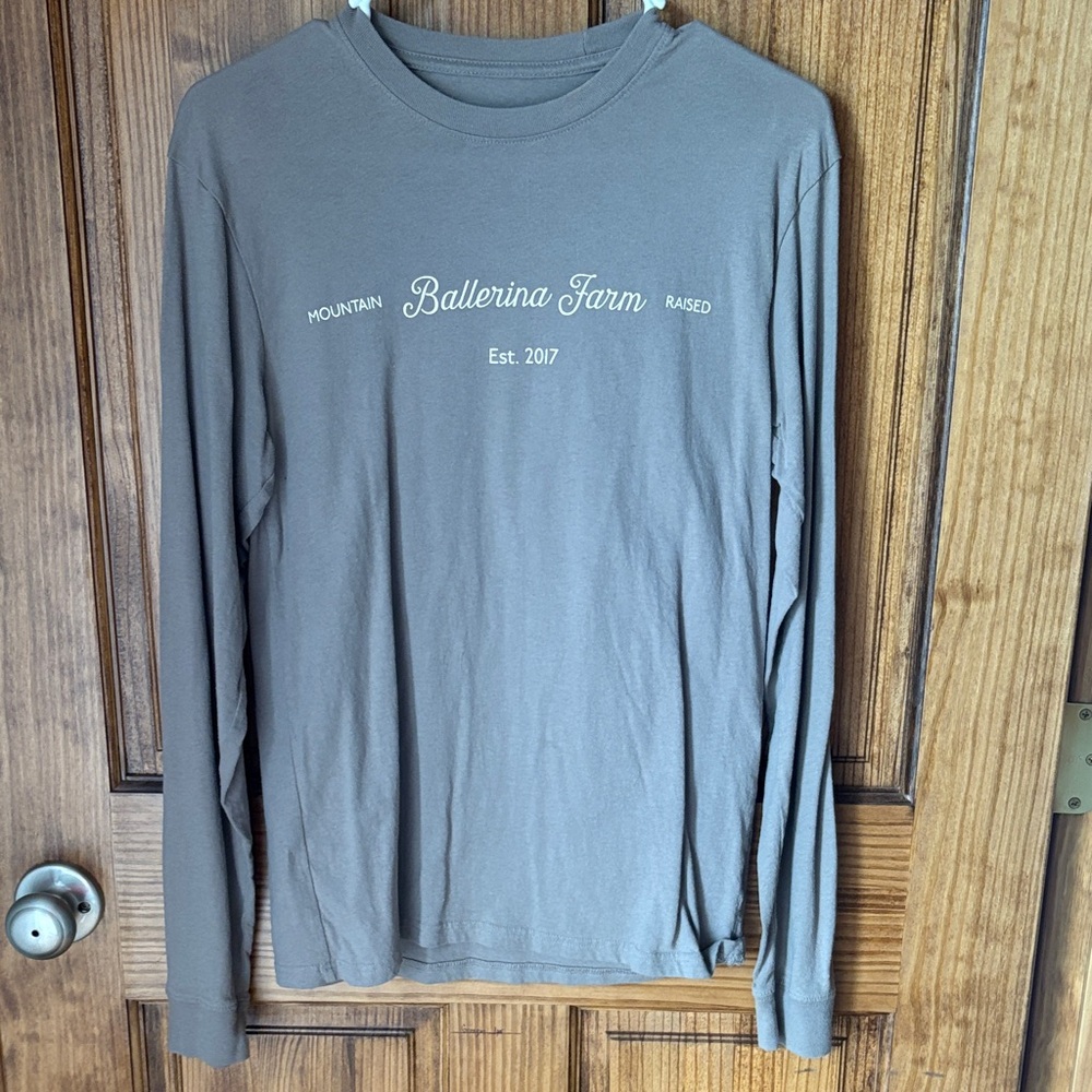Ballerina Farm Taupe Long Sleeve Top